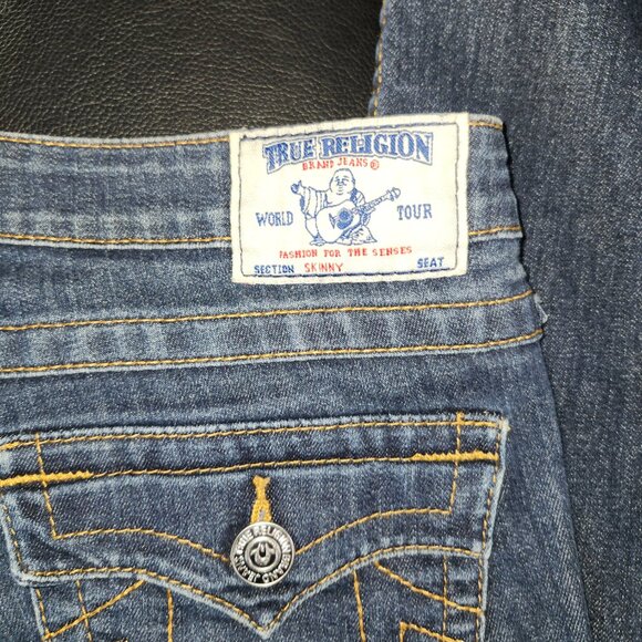 True Religion Ladies Blue Jeans - Picture 4 of 4